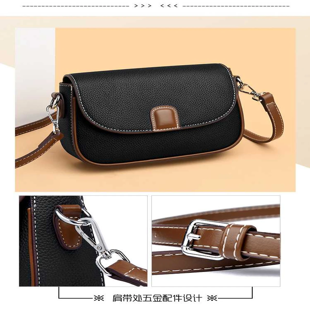 PU Leather Handbags Women Fashion Crossbody Bags - Image 4