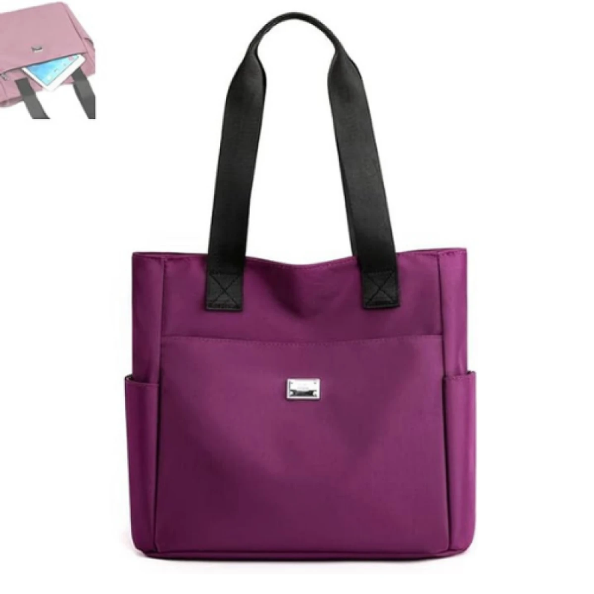 Fashion Shopping Bag ( Purple color )