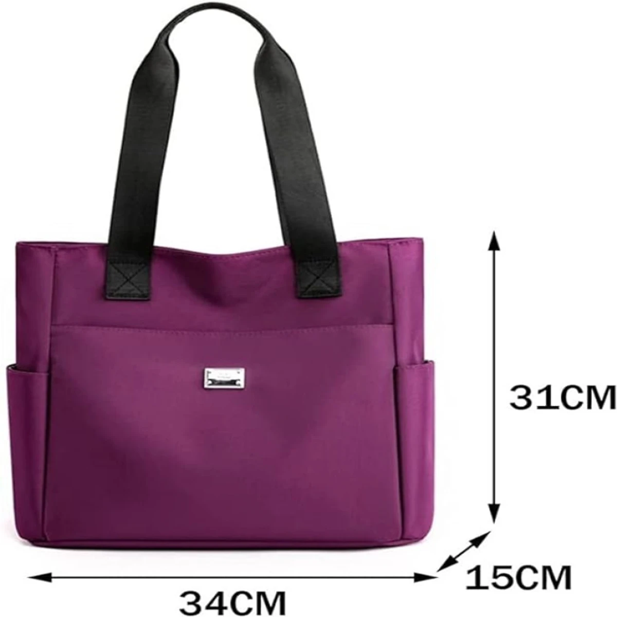 Fashion Shopping Bag ( Purple color ) - Image 3