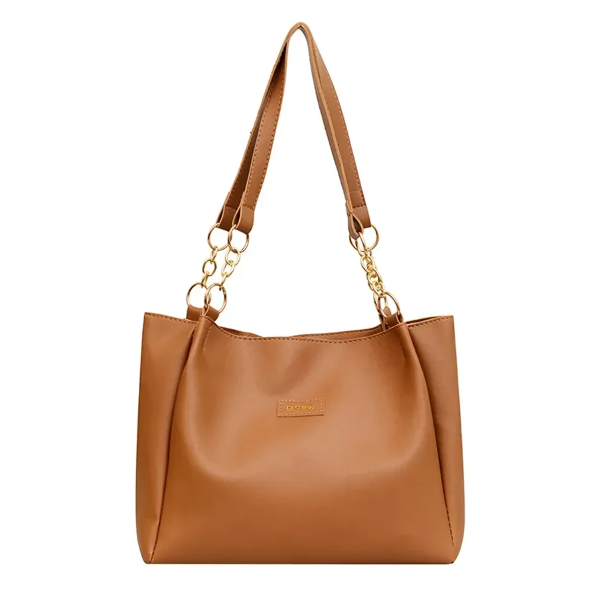 Signature Classic shoulder women's tote bags(brown)