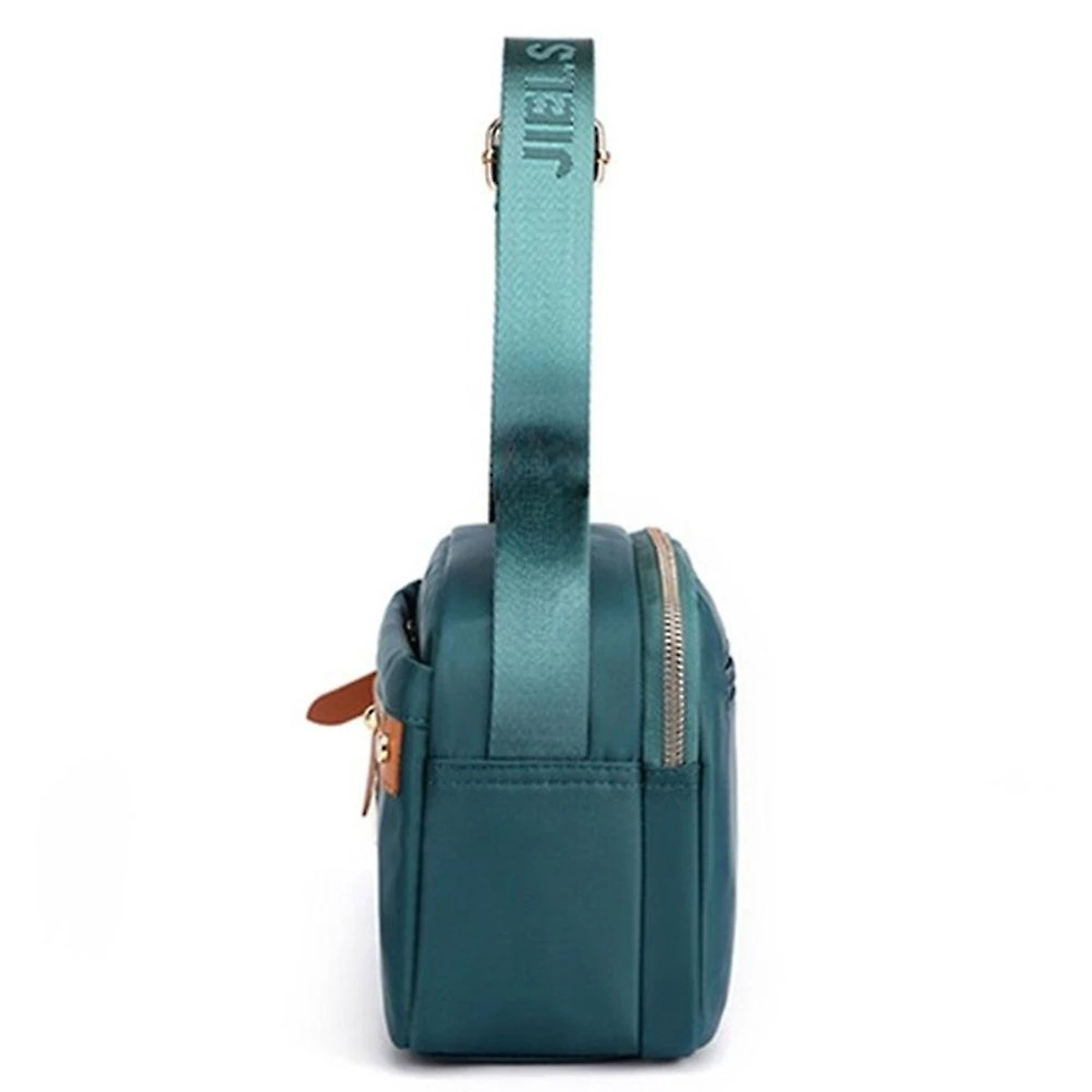 Nylon Fashion Cross-body Bag Lightweight Portable Shoulder Bag(green color)