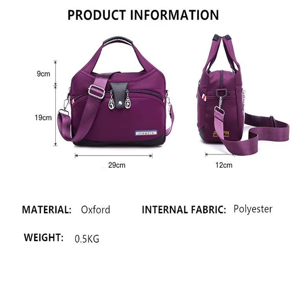 New Fashion Bag ( Purple ) - Image 3