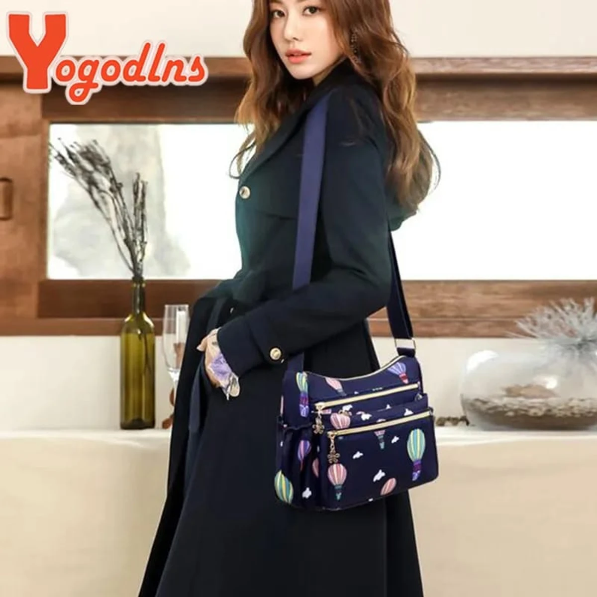 ( blue colour ) Korean sports travel shoulder bag